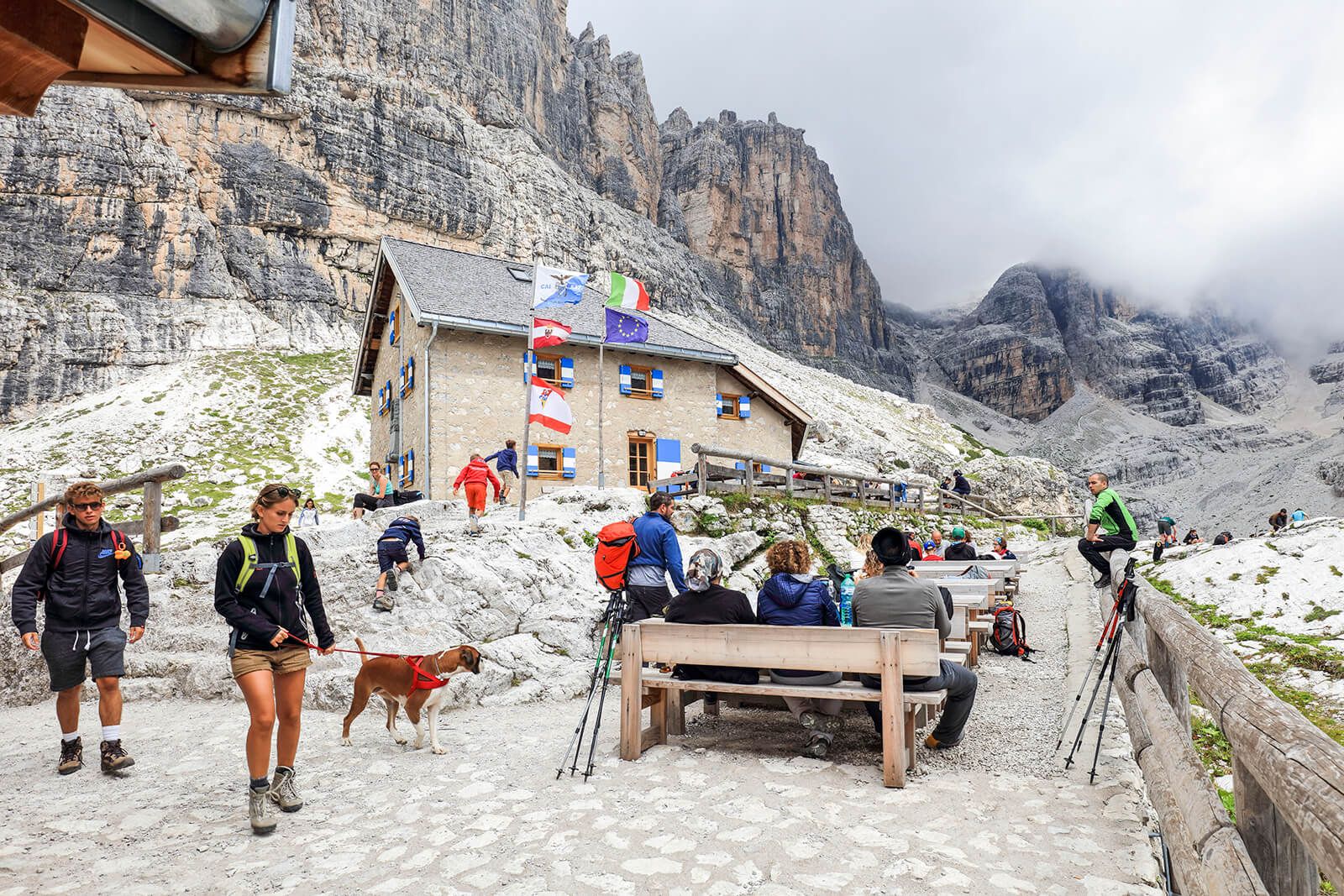 rifugio ff tuckett e q sella